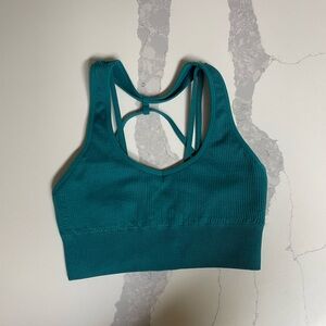 NVGTN Teal Sports Bra